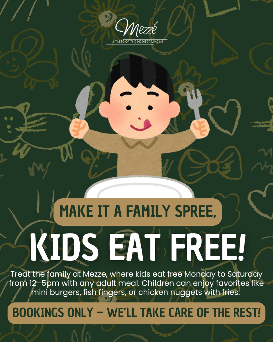 mezze downend kids eat free